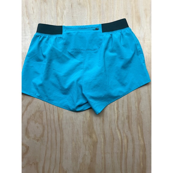 The North Face Womens FlashDry Running Shorts Blue Turquoise Size S Small Pocket - Picture 4 of 6